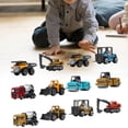 thumbnail image 4 of Engineering Car Model, 12Pcs Highly Simulation Engineering Car Model Toy, Durable 1:64 Alloy for Adult Above 3 Years Old To Play Kids Children 12pcs Engineering Car Model, 4 of 8
