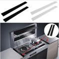 thumbnail image 3 of 2PCS Flexible Stove Counter Gap Cover Silicone Rubber Kitchen Oil-gas Slit Filler Heat Resistant Mat Oil Dust Water Seal (25 inch, Transparent), 3 of 3