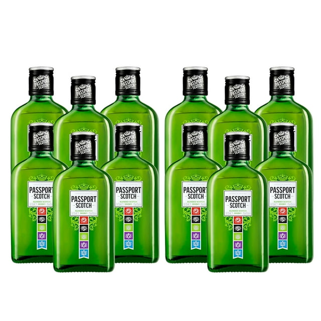 Pack De 12 Whisky Passport Scoth 200Ml