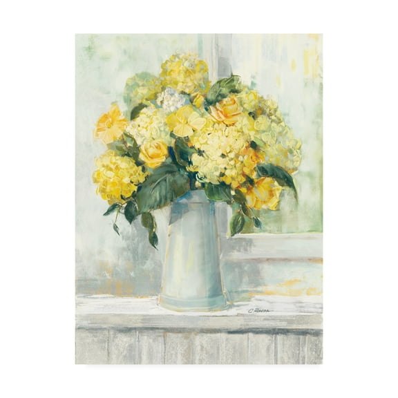 Trademark Fine Art 'Endless Summer Bouquet I Yellow' Canvas Art by Carol Rowan