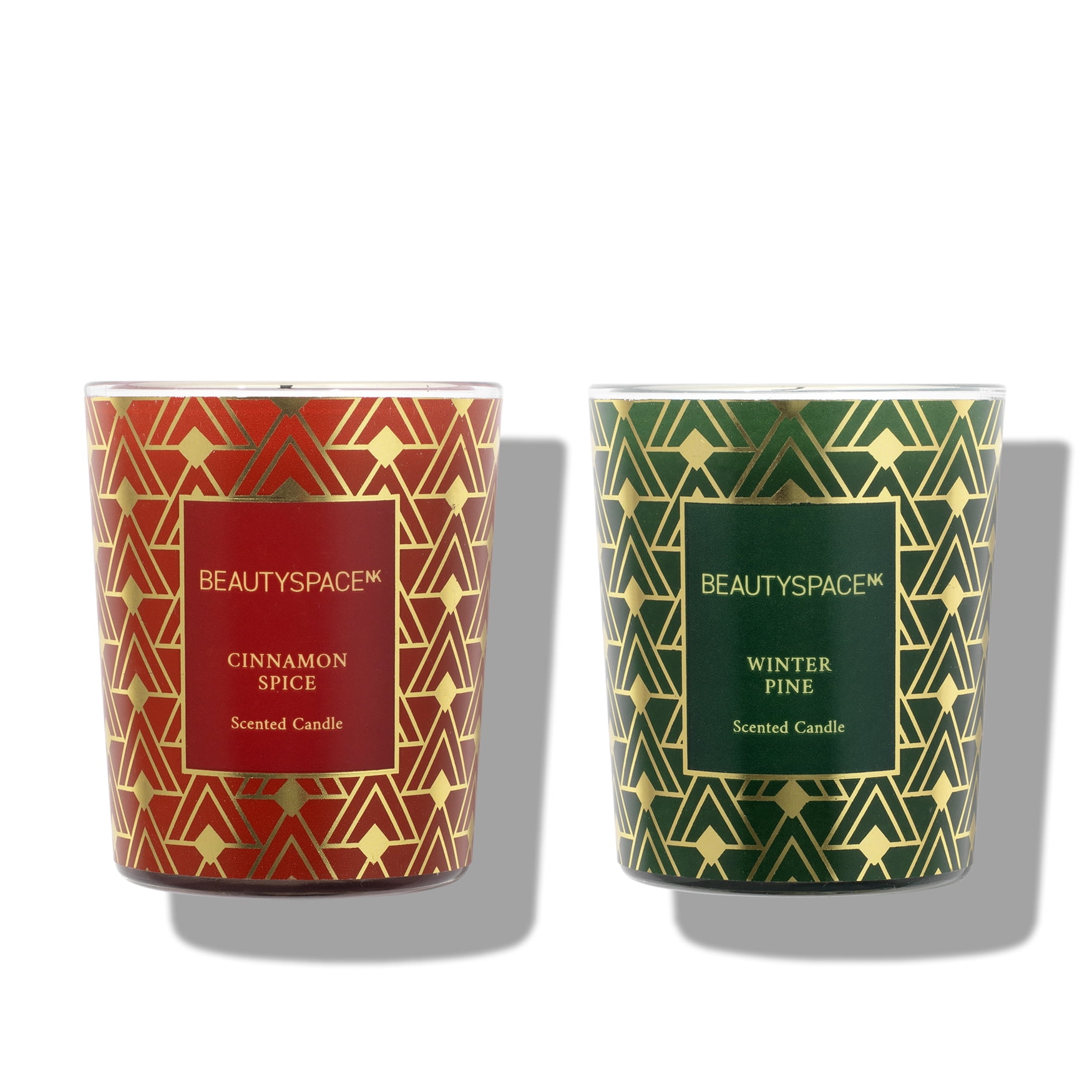 ($12 Value) BeautySpaceNK Holiday Votive Candle Duo Set, Limited Edition