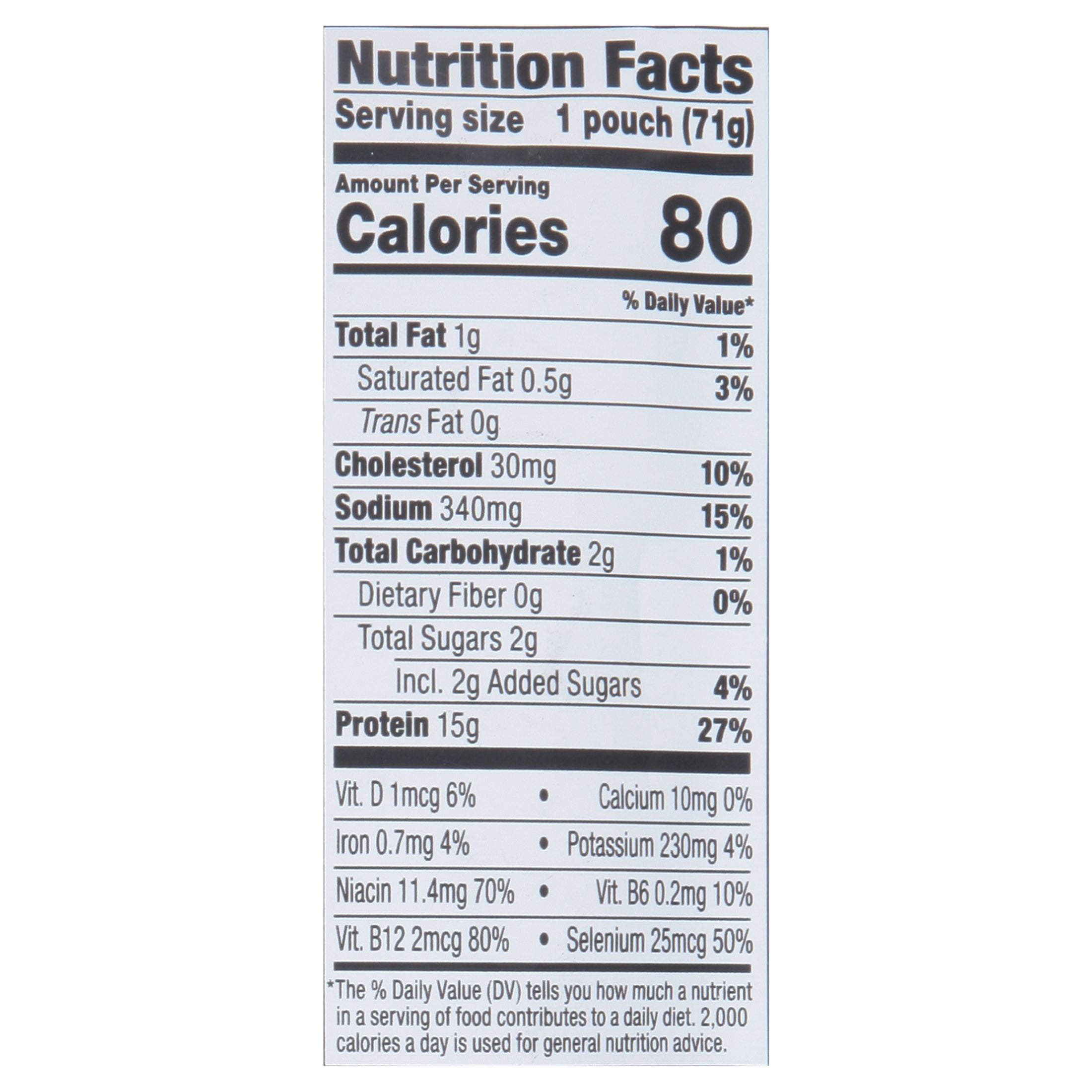 (3 pack) Bumble Bee Sun-Dried Tomato & Basil Seasoned Light Tuna, Wild Caught, Gluten Free, 15g Protein per Serving, Ready to Eat, Shelf Stable Pouch, 2.5 oz