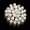 thumbnail image 2 of broche,Circular perla completa Crystal Zulema broche, 2 of 7
