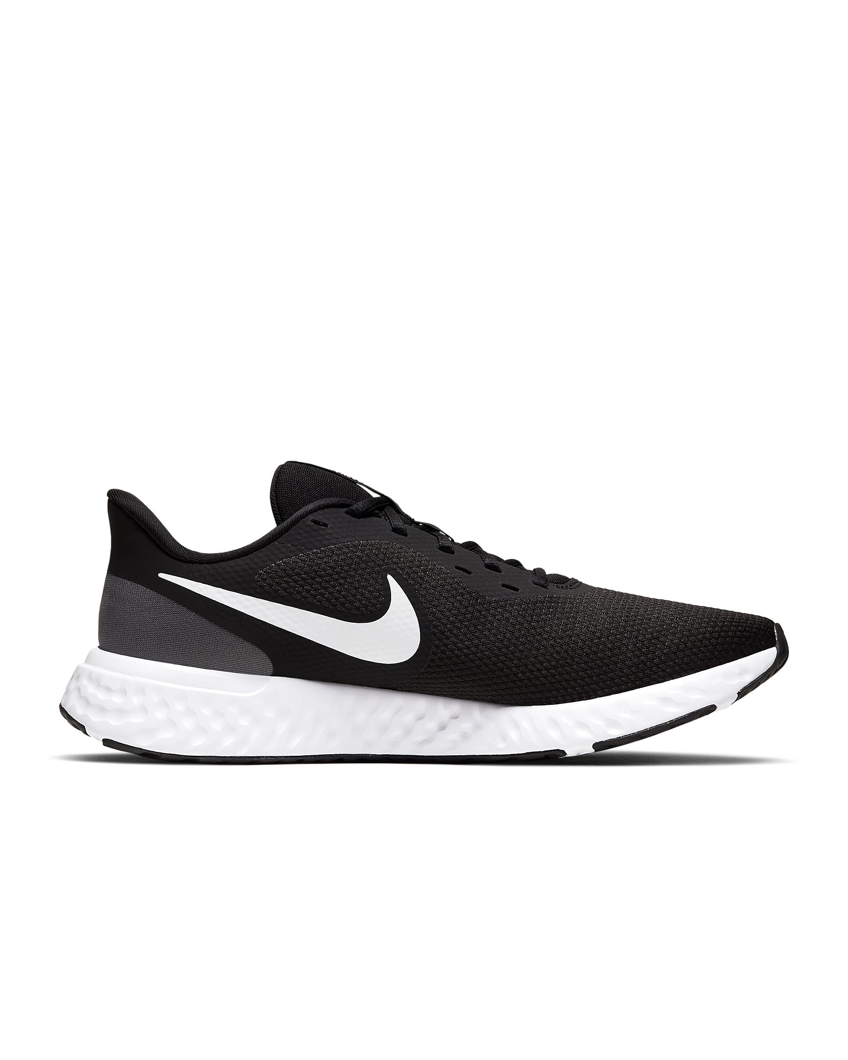 Men's Nike Revolution 5 Black/White-Anthracite (BQ3204 002) - 10.5 - image 2 of 7