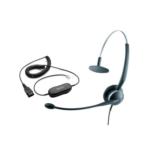 Jabra GN2124 Mono NoiseCanceling Corded Headset with GN1200 QD