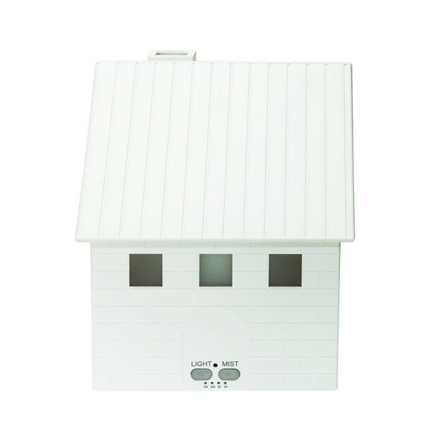 Herunwer House-Shaped Humidifier and Aroma Diffuser with 7-Color LED Lights, USB-Powered for Bedroom and Office