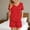 Black, variant on Goodtrade8 Pajamas for Woman Holiday Petite with Pocket Casual Sleepwear V-Neck Short Sleeve Printed Pajama Tops