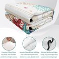 thumbnail image 4 of King Quilt Set 96''x106'', Blue Starfish Beach Lightweight Bedspread Coverlet with 2 Pillow Shams, Summer Coral Conch Coastal Retro Beige Breathable All Season Quilt Bedding for Bedroom/Guest Room, 4 of 9