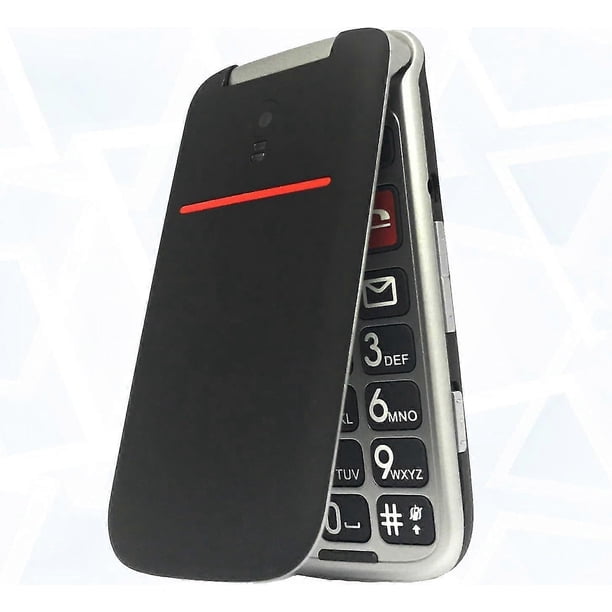 Artfone Unlocked Clamshell Senior Mobile Phone With Big Buttons Cf241a Sos Button 2.4 Inch Screen, C