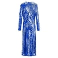 thumbnail image 5 of QHFBli Women's Sequin Cardigan Long Sleeve Open Front See Through Evening Coats Summer Cover Up Dress, 5 of 5