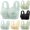 Beige, variant on Woman Solid Color Comfortable Hollow Summer Womens Dressy Casual Bras Out Perspective Bras