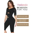 XINLAIFU Fajas Colombianas Reductoras y Moldeadoras Postparto Full Body Shaper for Women BBL
