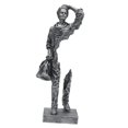 thumbnail image 4 of Figura creativa, estatua, adorno de escritorio, regalo para amigos, arte, escultura humana para la vida. Negro, 4 of 9