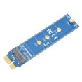 thumbnail image 2 of Riser Card, NVME Adapter Card, PCI-E 1X Blue ABS For PCI-E To NGFF M.2 Hard Drive, 2 of 8