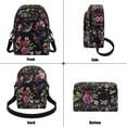 thumbnail image 4 of Xixirimido Small Sling Bag Cell Phone Purse Fanny Crossbody Bag for Women Trendy Chest Backpack with Adjustable Strap, Butterfly Hummingbird Daisy Floral, 4 of 7