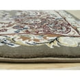 thumbnail image 5 of EORC Brown Machine-made Polypropylene Traditional Tabriz Medallion Rug, 4'11 x 7' 7, 5 of 5