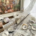 thumbnail image 5 of YUBX Lace Patterns PET Tape Set 6 Rolls Floral Arts Decorative Tapes - Tranquil Dew, 5 of 8