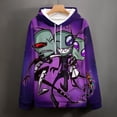 thumbnail image 4 of Animation Invader Zim Sweatshirt For Mens And Womens Fashion Hoodies Pullover Athletic Daily Hoody Hooded With Pocket And Drawstring Adult Unisex Sweatshirt Gift, 4 of 8