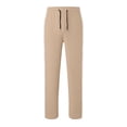 thumbnail image 4 of VeFlora Boys Sweatpants Wide Leg Baggy Drawstring Elastic Waist Athletic Open Bottom Joggers with Pockets(Khaki#01/9-10 Years), 4 of 4