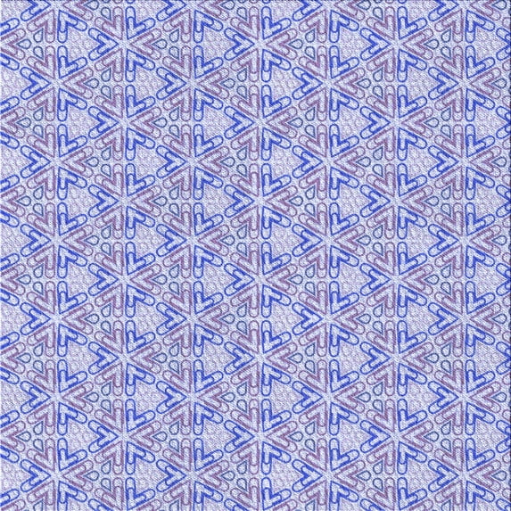 Ahgly Company Machine Washable Indoor Square Transitional Heavenly Blue Area Rugs, 4' Square