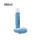 thumbnail image 4 of Dispensador de agua para mascotas, automático, para gatos y perros, 480ML, altura ajustable, fuente de pie, hervidor de agua, alimentador para Suministros de alimentación y agua para Azul 480ml Greeniant PT005017-01B, 4 of 6