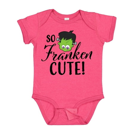 

Inktastic Halloween So Franken Cute Gift Baby Boy or Baby Girl Bodysuit