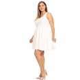 thumbnail image 3 of White Mark Robe Patineuse en Cristal pour Femmes, 3 of 5