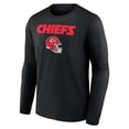 thumbnail image 2 of Men's Travis Kelce Black Kansas City Chiefs Team Wordmark Player Name & Number Long Sleeve T-Shirt, 2 of 3