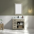 thumbnail image 4 of Legion Furniture 36" Light Oak Finish Sink Vanity Cabinet With Carrara White Top, 4 of 7