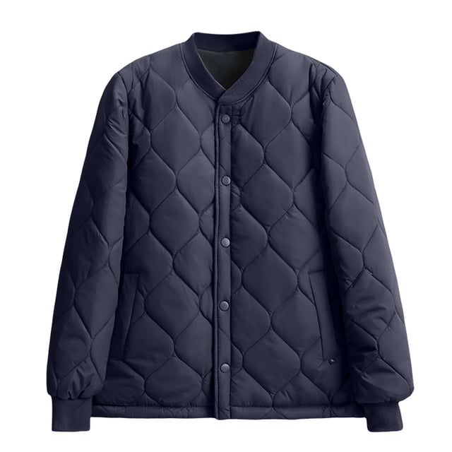 Ceisia Men's Solid Color Long Sleeved Stand Gift Up Collar Zipper Cardigan Jacket Features: 1.This coat made from great fabric.