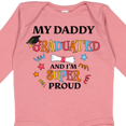 thumbnail image 4 of Inktastic My Daddy Graduated and I'm Super Proud Boys or Girls Long Sleeve Baby Bodysuit, 4 of 5
