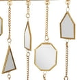 thumbnail image 5 of DecMode Eclectic Metal White "Welcome" Windchime with Reflective Geometric Shapes, 15"W x 36"H, 5 of 8