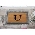 thumbnail image 6 of A1HC First Impression Rubber and Coir Albena 24" X 36" Bronze Finished Heavy Duty Monogrammed Doormat, 6 of 8