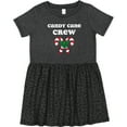 thumbnail image 3 of Inktastic Candy Cane Crew Girls Toddler Dress, 3 of 5