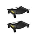 thumbnail image 1 of QinaQin Two-Piece Car Pallet Truck Set, Maximum Load Capacity 5000 Lbs, Anti-Slip Design, with 3.5-Inch Swivel Steel Wheels, Dimensions 24x15 Inches, Heavy-Duty Wheeled Pallet Truck, 1 of 8