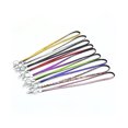 thumbnail image 3 of Luxury Rhinestone Bling Shiny Custom Lanyard ID Badge Cellphone Key Holder Ring-Purple, 3 of 5