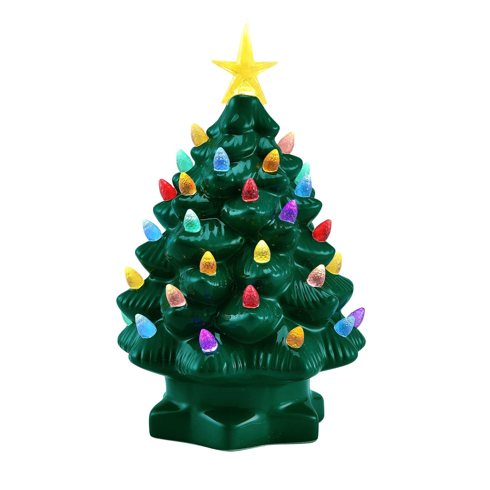 10" Nostalgic Christmas Tree Green