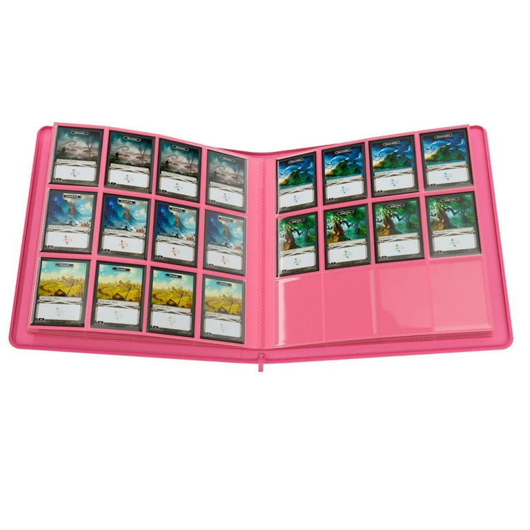 Gamegenic Zip-Up Album 24-Pocket Binder (Pink) - Walmart.com