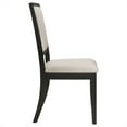 thumbnail image 4 of Coaster Chaises de Salle à Manger en Tissu Rembourré Crème, 4 of 12