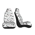 thumbnail image 3 of Sikiie Dachshund Dog Puppy Car Seat Covers 2PCs Front Car Seat Covers Universal fit for Most Cars SUVs and Trucks-1, 3 of 9