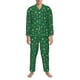 thumbnail image 3 of Fotbe Milk Tea Pijama de Hombre con Estampado de Manga Larga, Conjunto de 2 Piezas, Ropa de Dormir Suave y Cómoda con Bolsillos-Medium, 3 of 7