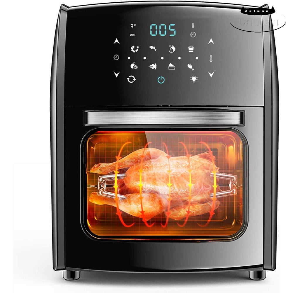 Digital Air Fryer with Rotisserie, Dehydrator, Convection Oven