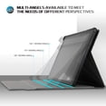 thumbnail image 3 of Pour Samsung Galaxy Tab A 10.1T510/T515 Étui de Protection Clavier Bluetooth Rétroéclairé Coloré Séparé Noir_version Russe, 3 of 5
