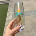 thumbnail image 3 of Still Growing Flower Stemless Champagne Flute Glass, 3 of 9