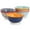 Assorted, variant on Elama Moxy 6 Piece Assorted Design 20oz Porcelain Footed Bowl Set in Blue
