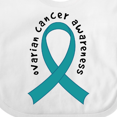 thumbnail image 4 of Inktastic Ovarian Cancer Awareness Ribbon Boys or Girls Baby Bib, 4 of 4