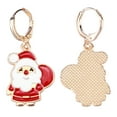 thumbnail image 4 of 1 Pair Christmas Santa Ear Jewelries Creative Alloy Ear Rings, 4 of 6