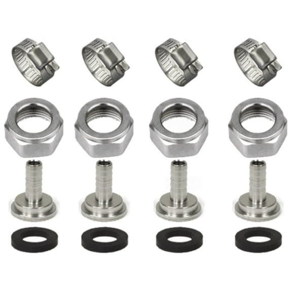 Homebrewsstuff Beer Line Connector Set 4 Pack Homebrew Kegs Tap Draft Beer