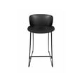 thumbnail image 4 of Pangea Home Cal 29.5" Modern Plastic Barstool in Black (Set of 2), 4 of 4