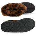 thumbnail image 6 of Jessica Simpson Womens Microsuede Bootie Slippers with Indoor/Outdoor Sole, 6 of 9